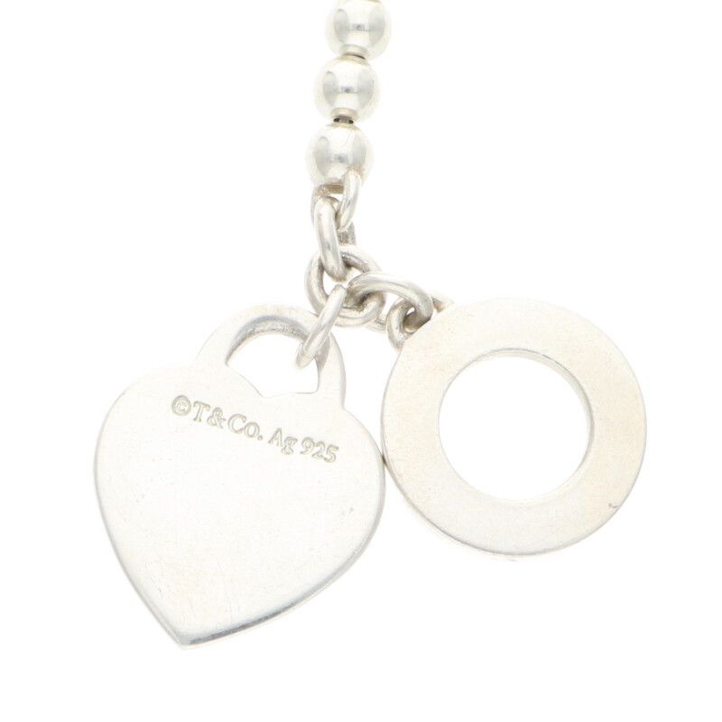 Tiffany & Co Return To 1 Diamond Heart Motif Silva Bracelet Women