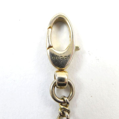 Gucci 412885 Lion Head Colored Stone Chain Necklace /pendant