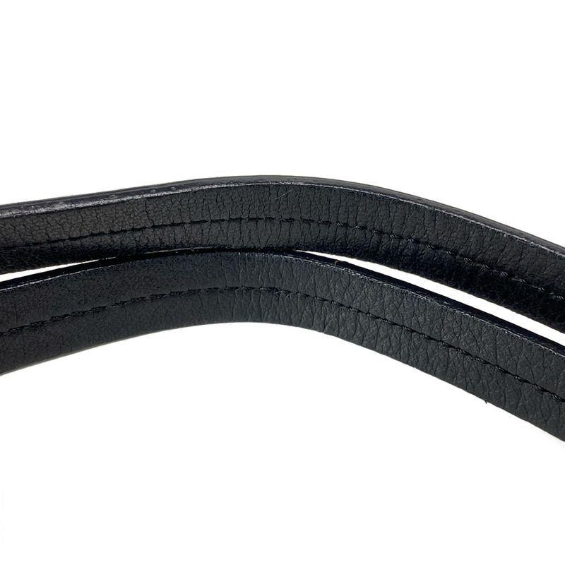 Chanel Matelasse Black Chain Shoulder Bag / Silver Hardware / Gathered Lambskin