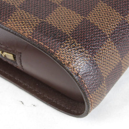 Louis Vuitton Saint Louis N51993 Clutch Bag In Damier Canvas Brown