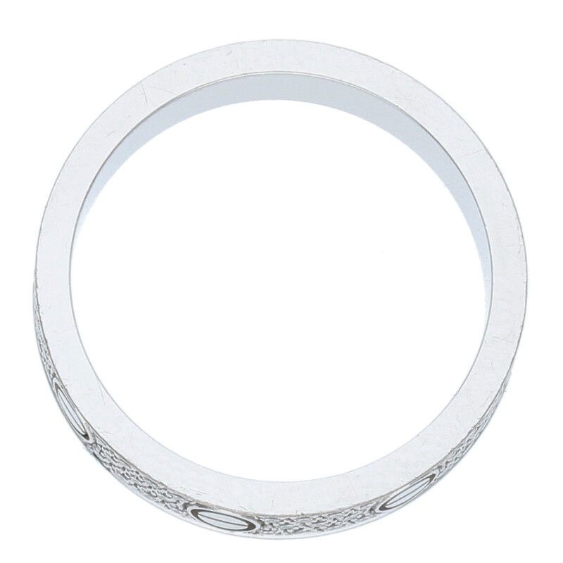 Cartier MINI LOVE RING Mini Love Ring 18K White Gold Diamond Ring Men's 50 9