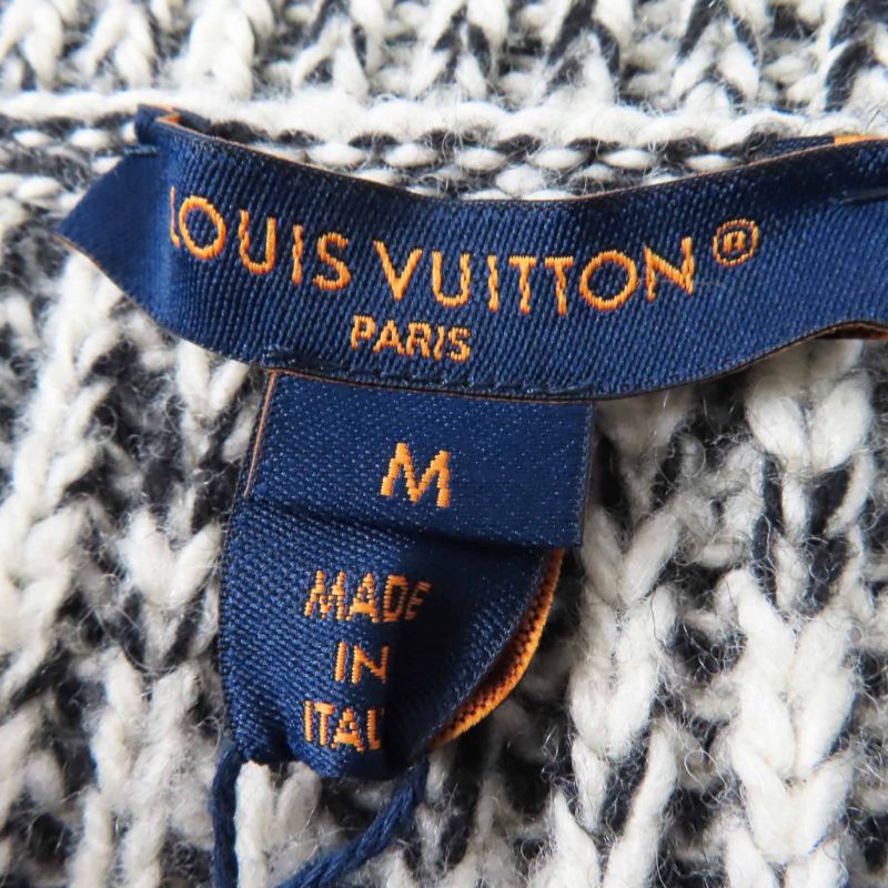 Louis Vuitton 23AW Wool Cotton Leather Belted Patched Long Sleeve Mixed