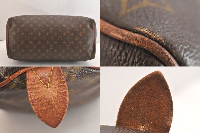 Louis Vuitton Monogram Speedy 40 Hand Boston Bag Old Shape LV 2951n