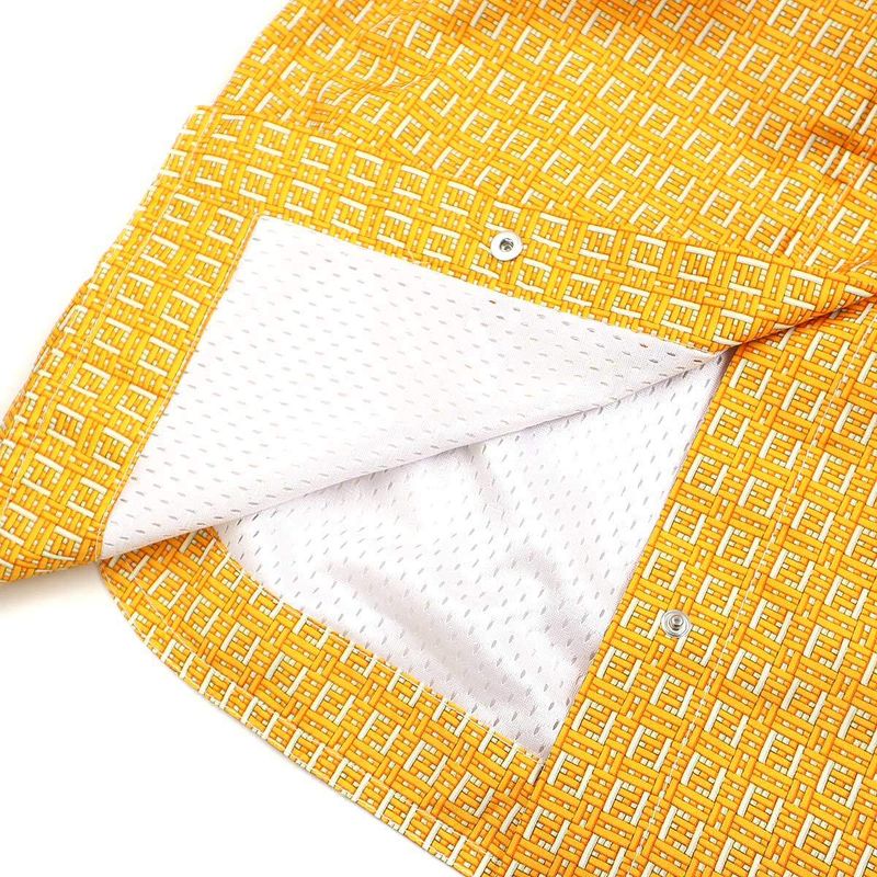 Fendi Ff Nylon Shirt Jacket 12cpc-20-2345 Yellow 38