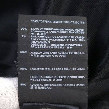 Saint Laurent Paris 14AW 354728 Wool Eddy Period Leather Switching Stajan Teddy