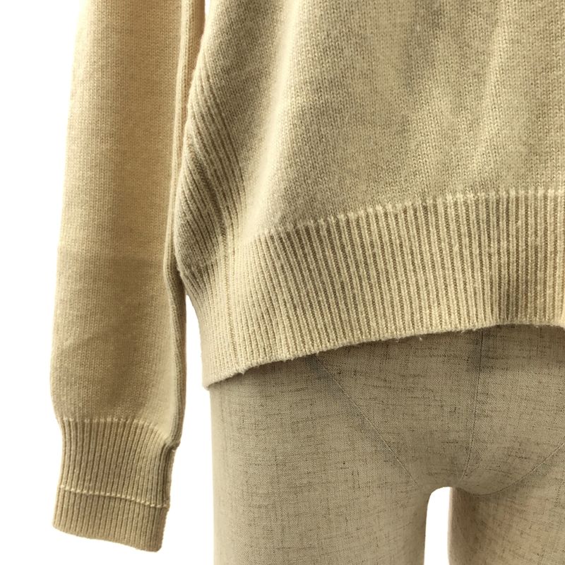 Celine - Phoebe Cashmere Triomphe Knit - XS - Ivory - Women's