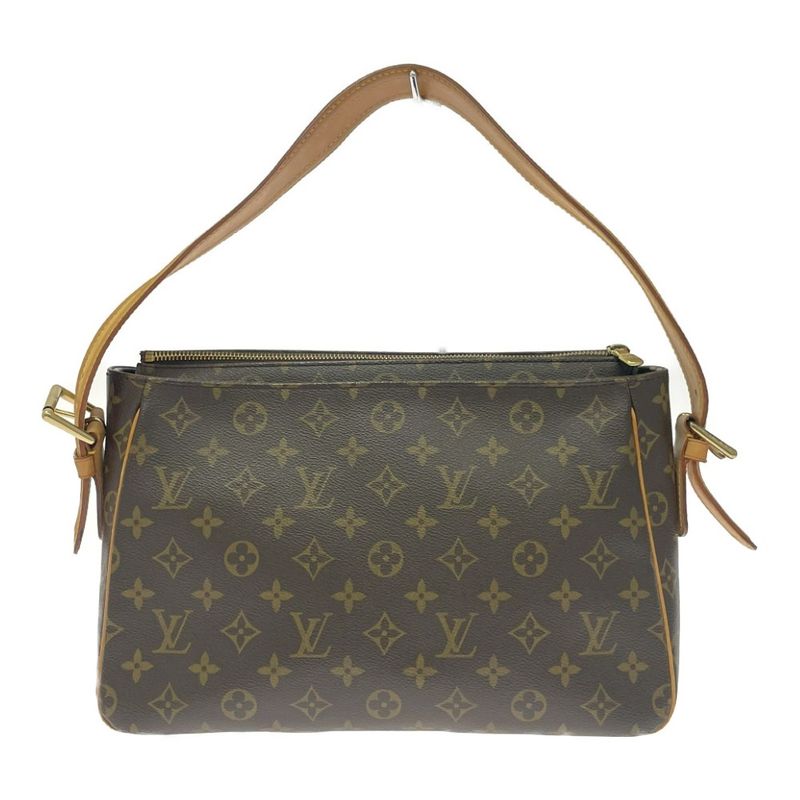 Louis Vuitton M51163 Monogram PVC Viva Cité GM Shoulder Bag Brown 436573