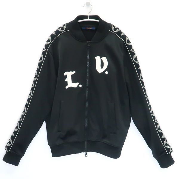 Louis Vuitton Track Tops 1a978d Flower Band #M Jersey Black Louis Vuitton