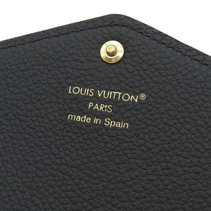Louis Vuitton Long Wallet Portefeuille Sarah Monogram Empreinte Black and Beige