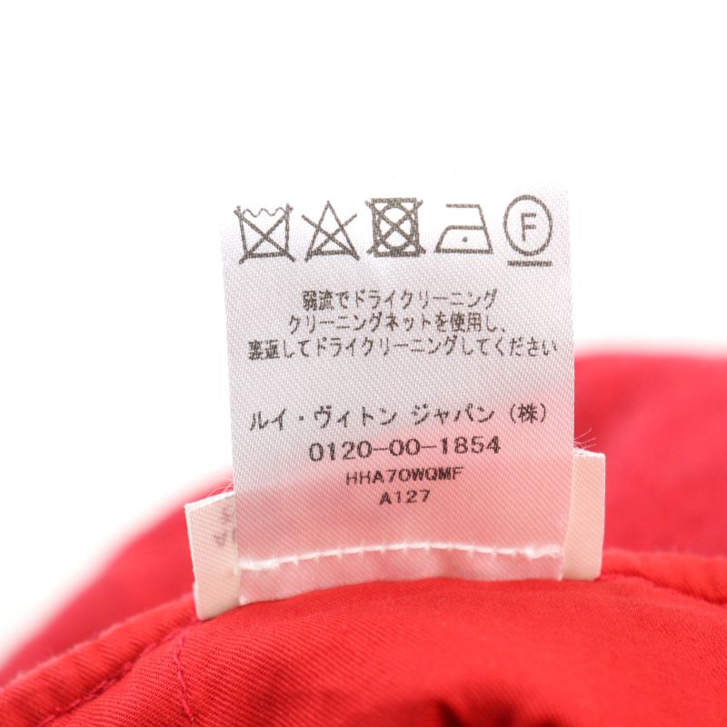 Louis Vuitton 19AW 1a5pdr 100% Cotton Monogram Stand Collar Zip Up Soft Denim