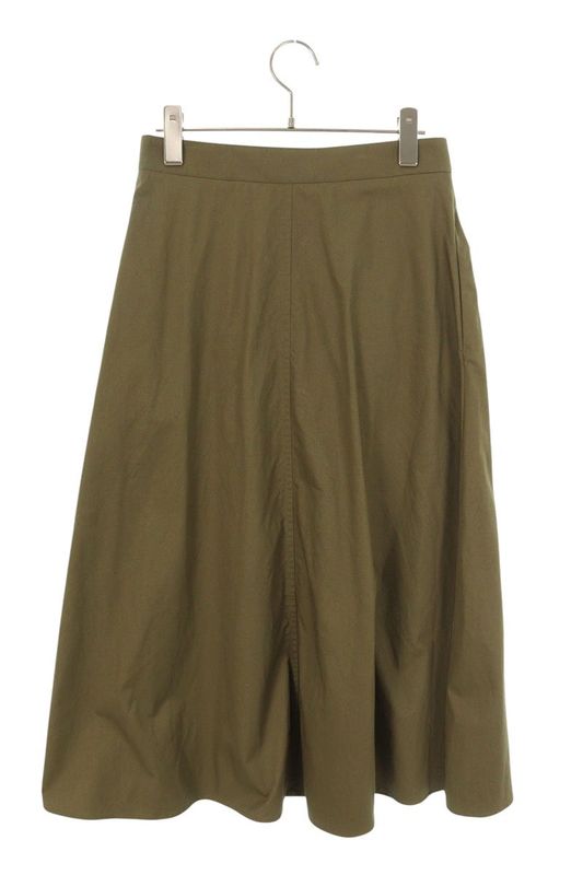 Celine 2j436204i Triomphe Button Cotton Skirt Women 36