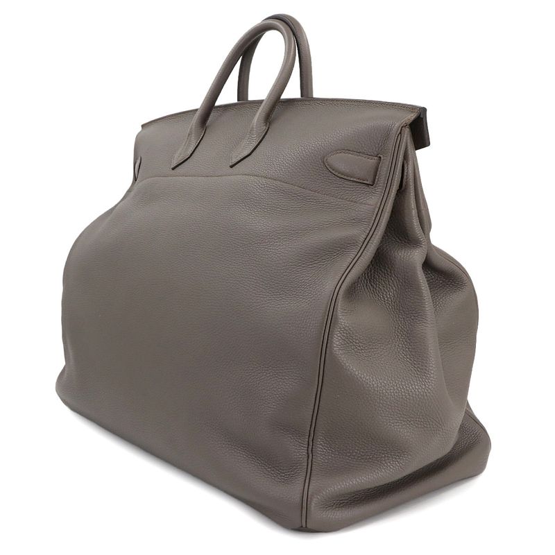 Hermes Haut  Courroies HAC 55 Personal SPO Togo Ethan Hand Bag Stamped D Gold