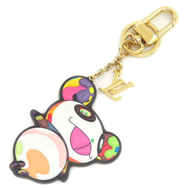 Louis Vuitton Key Holder LV X Tm Super Flat Monogram Canvas Leather GP Multicolo