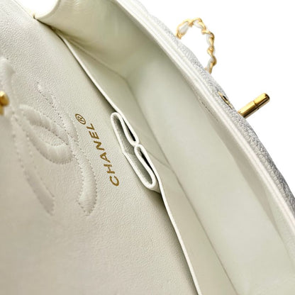 Chanel Shoulder Bag Caviar Skin Caviar Skin 23 W Flap Gold Hardware