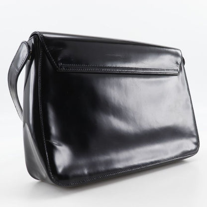 Prada One Shoulder Patent Leather Black Women's Shoulder Bag