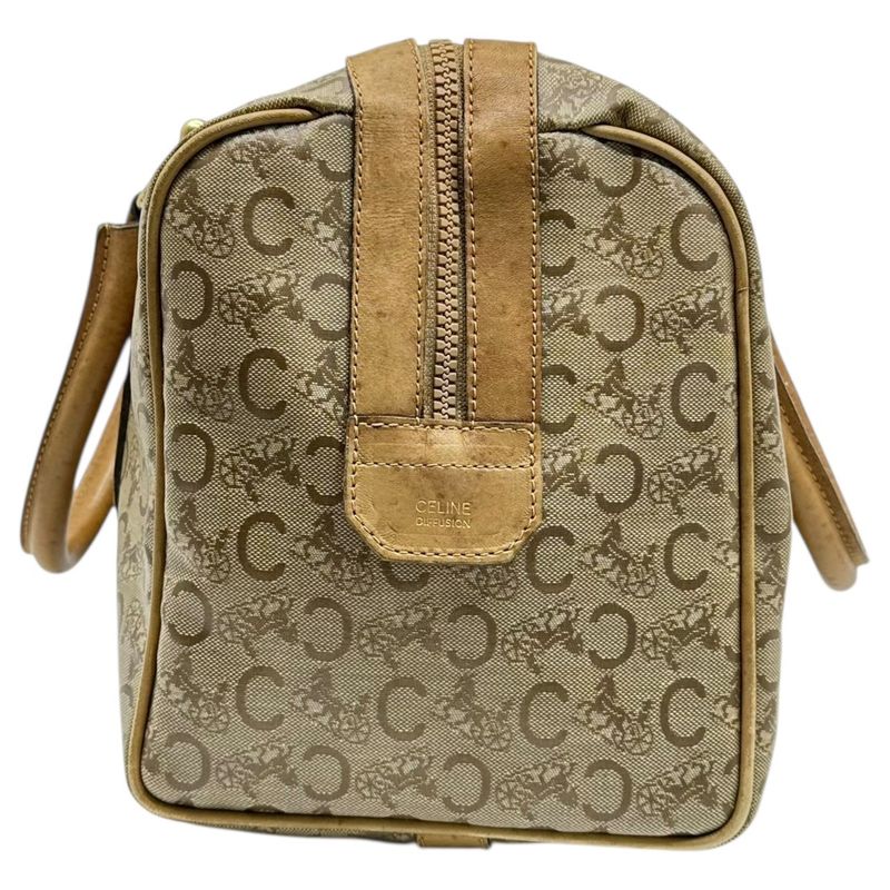 Celine C Macadam Handbag C Macadam Handbag Beige Vintage Old Mini Boston