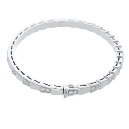 Bulgari Serpenti 18K White Gold Diamond Bracelet Men's M