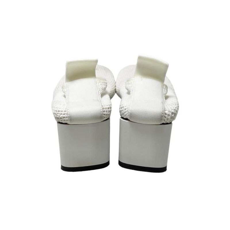 Bottega Veneta Mesh Flex Pumps 36 1 2 White