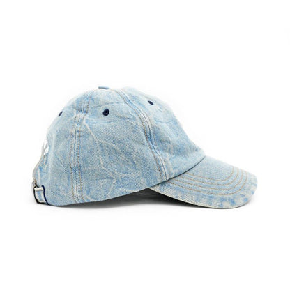 Celine Baseball Cap Triomphe Denim S Size Light Blue Apparel Hat Cap