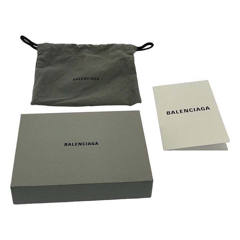 Balenciaga Coin Case Mini Wallet - Black - Men's