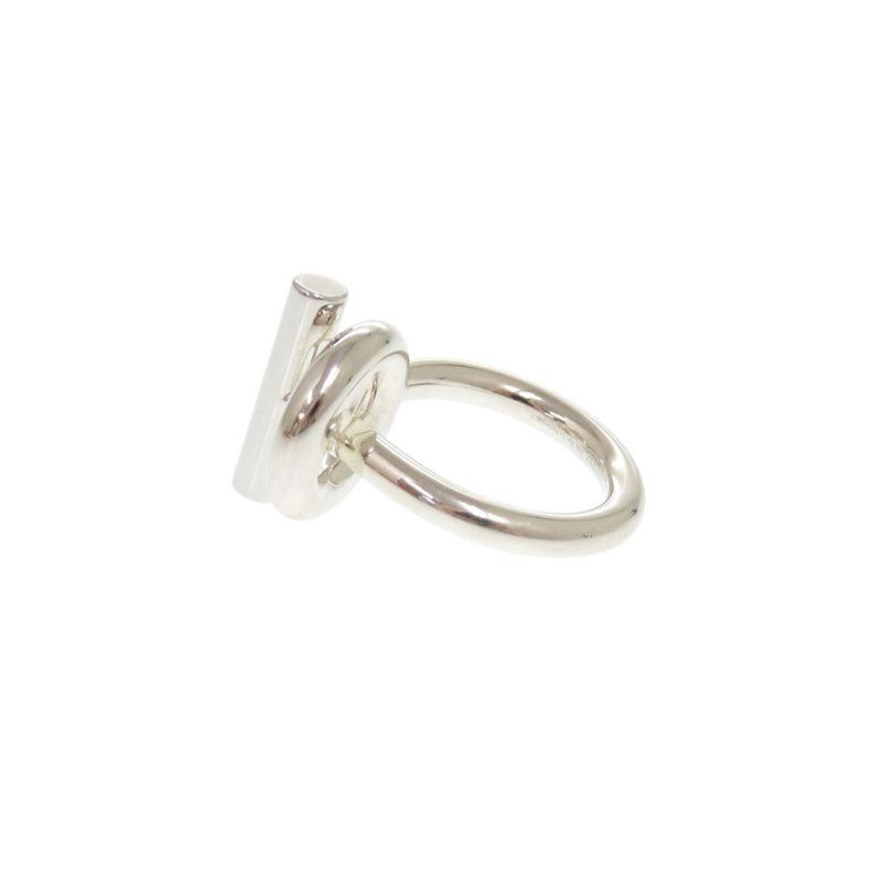 Hermes Echappe Size 56 (#15 Approx) Silver 925 Ring 1881 Hermes