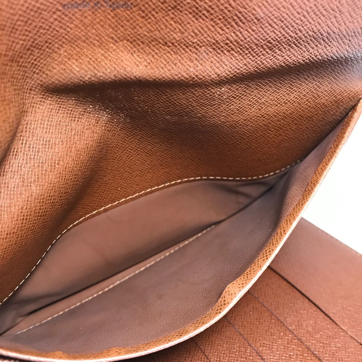 Louis Vuitton Notebook Cover Monogram Pochette Pass Port M60135 Brown