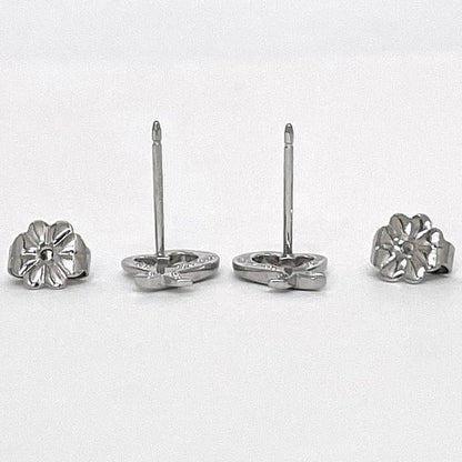 Tiffany & Co Open Heart Earrings Silver Paloma Picasso