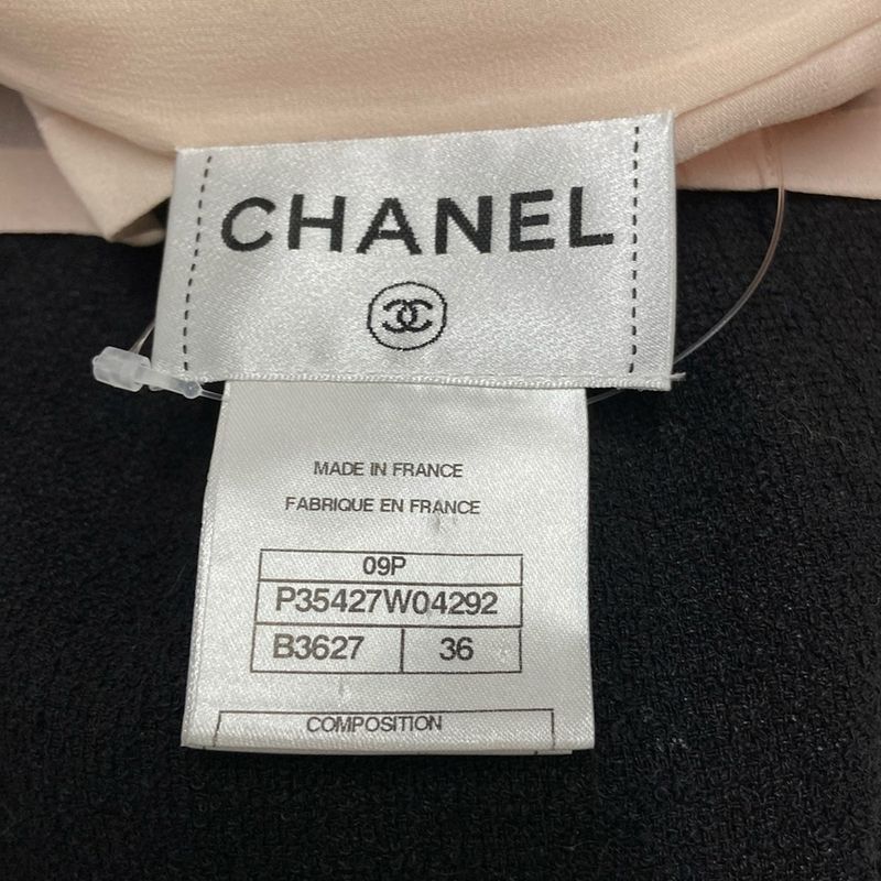 Chanel Dress Size 36 S Women - P35427 Pink Beige And Black Sleeveless / Knee