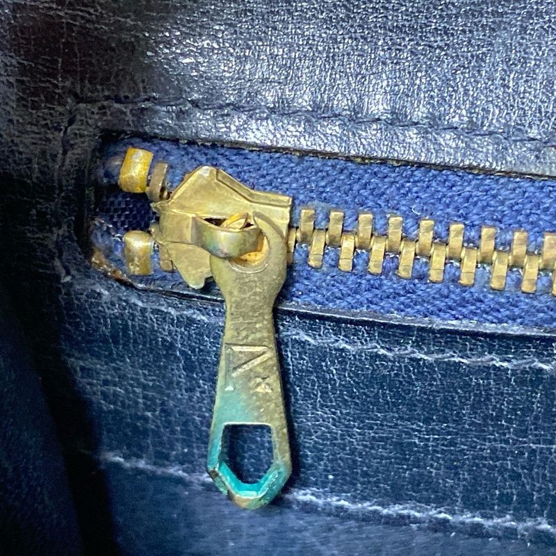 Gucci Parfums Sherry Ivory And Navy GG Pattern Leather