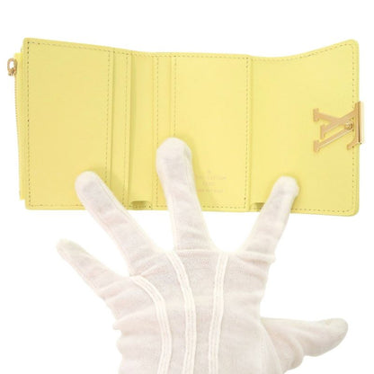 Louis Vuitton Portefeuille Capucines XS M83610 IC Chip Taurillon Leather Yellow