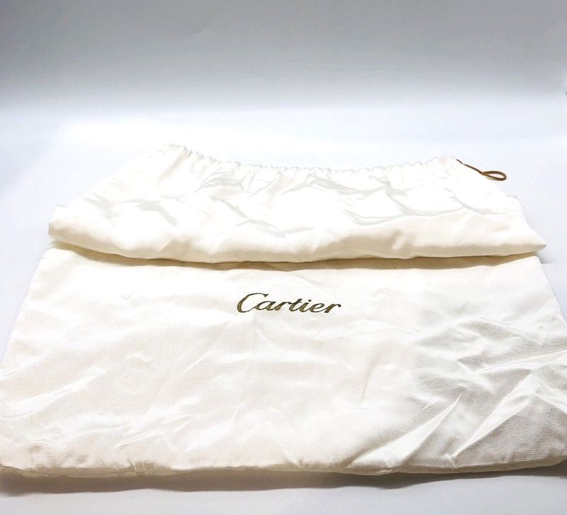 Cartier Mastline Handbag Turnlock Red Leather Ladies Preowned 005787