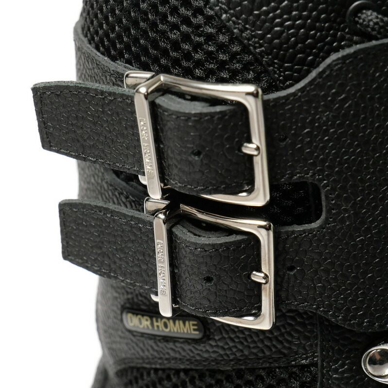 DIOR Sneakers Size 41 High Cut Sneakers Boots Shoes Black Made In Italy