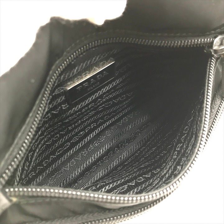 Prada Waist Pouch Nylon Tessuto Black