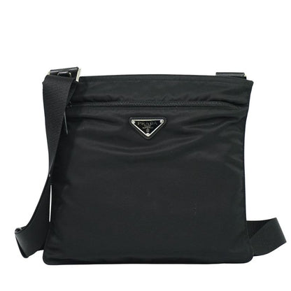 Authentic Prada Nylon Shoulder Bag Pochette Black Bag Pre-owned [follow-up