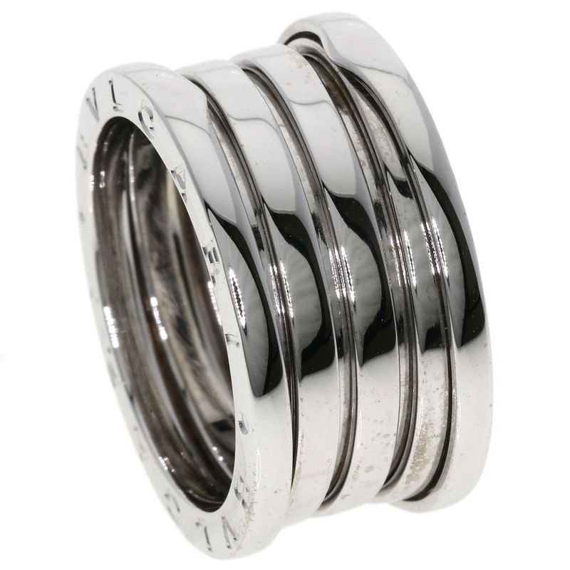 Bvlgari B-zero1 4-band #57 Ring 18K White Gold Ladies