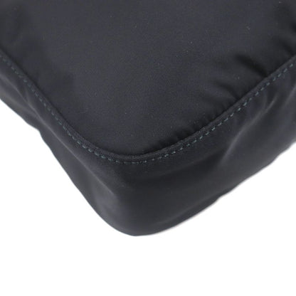 Prada 1bc421 Saffiano Leather Re-nylon Nylon Triangle Logo Triangle Plate