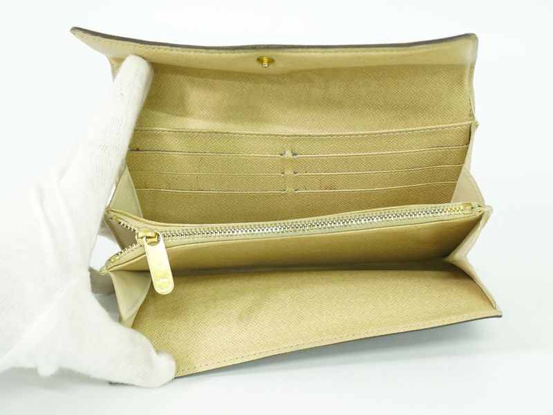 Authentic Louis Vuitton LV Portefeuille Sarah Monogram Dantele Long Wallet