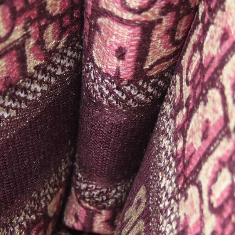 Christian DIOR Book Tote Mini Handbag Canvas Women