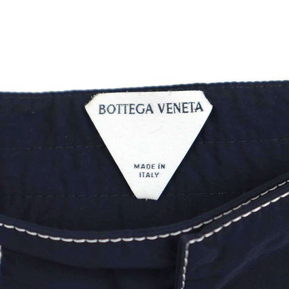 Bottega Veneta 24ss Tech Nylon Wide Tapered Pants 768000 Vf4k0 Navy S