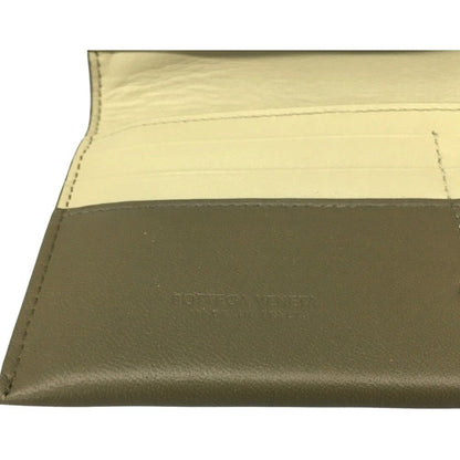 Bottega Veneta Bi-Fold Long Wallet Intrecciato Oblique with