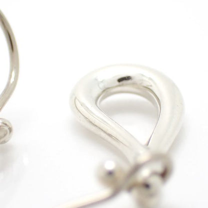 Tiffany & Co Open Tea Dos Lop Earrings 925 Silver Peretti Box Tiffany & Co T&co