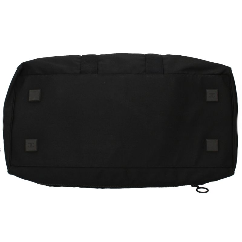 Chanel Sport Line Boston Bag A19977 Nylon Men's Boston Bag Black Excellent