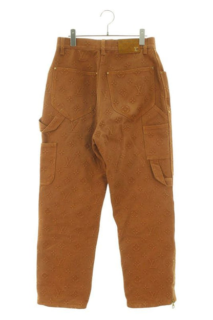 Louis Vuitton Rm212 G98 Hld60w Monogram Carpenter Denim Pants Men's 32