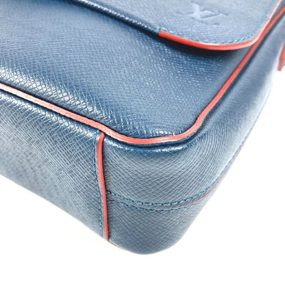 Louis Vuitton Shoulder Bag Romain PM NM M30623 Taiga Leather Océan Navy