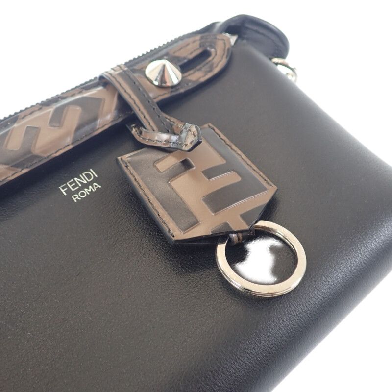 Fendi By The Way Small 8bl145a6co 2WAY Bag Handbag Shoulder Bag Calf Black