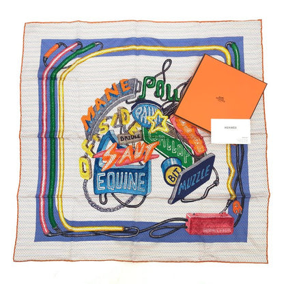 Class Hermes Carre 70 Cheval Oscope NEON Cheval Scope Neon Pointier