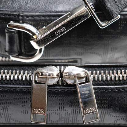 Christian DIOR Safari Messenger Bag Shoulder Bag Oblique Black 1espo206vpi_h03e