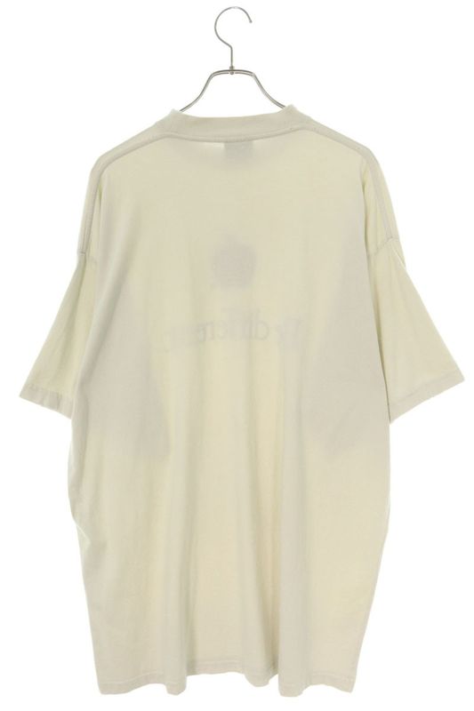 Balenciaga 22AW 712398 Tnvb3 Be Different Embroidery T-shirt Men 2