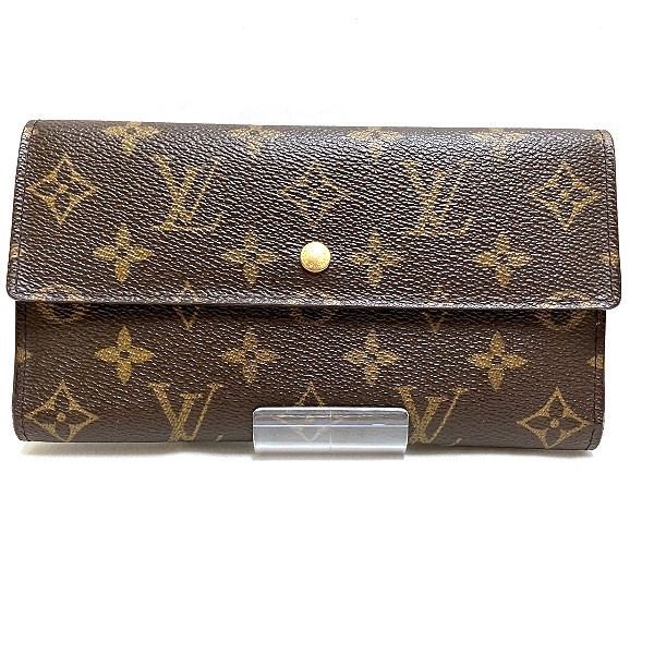 Louis Vuitton Monogram Porte Trésor International M61215 Long Wallet Trifold