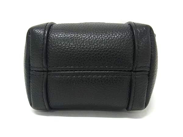 Balenciaga 644722 Hourglass Leather Crossbody Shoulder Bag Black Bp4488